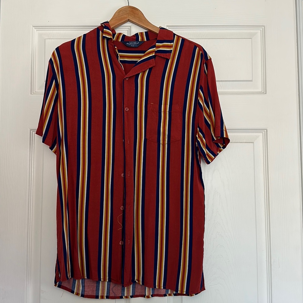 VINTAGE RE-MATCHED BUTTON UP SHORT SLEEVE